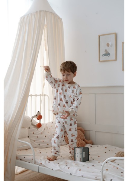 Bebek Çocuk Pijama Takımı 1.0 Tog, Modal & Pamuk - Teddy