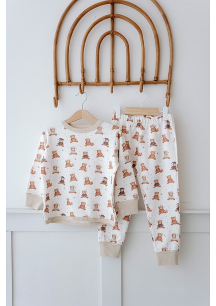 Bebek Çocuk Pijama Takımı 1.0 Tog, Modal & Pamuk - Teddy
