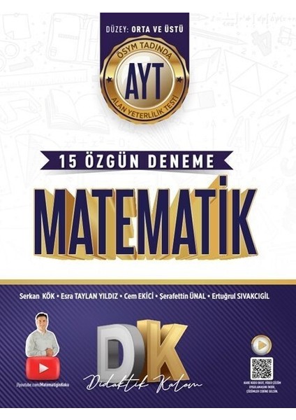 Ayt Matematik 15 Deneme Didaktik Kalem