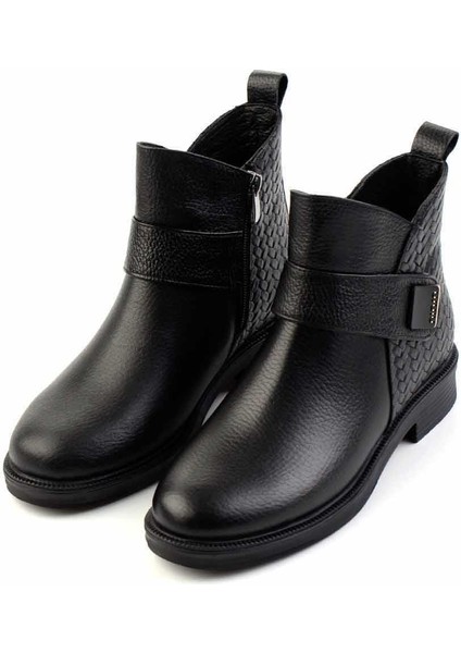 Siyah Siyah Leather Kadın Bot & Bootie K02531270003 fiyatları