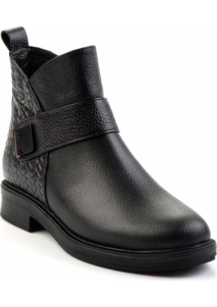 Siyah Siyah Leather Kadın Bot & Bootie K02531270003 modelleri