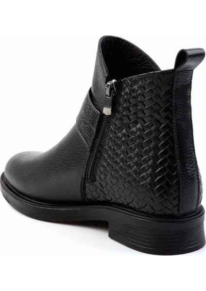 Siyah Siyah Leather Kadın Bot & Bootie K02531270003 fırsatları