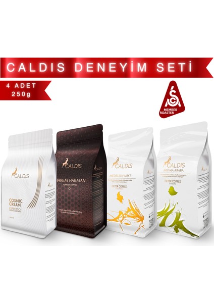 360° Deneyim Seti ( 1 Espresso - 2 Filtre - 1 Türk Kahvesi )