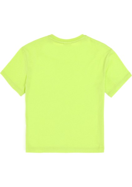 Erkek Çocuk Elma Yeşili Tişört Basic 50295447-VR020