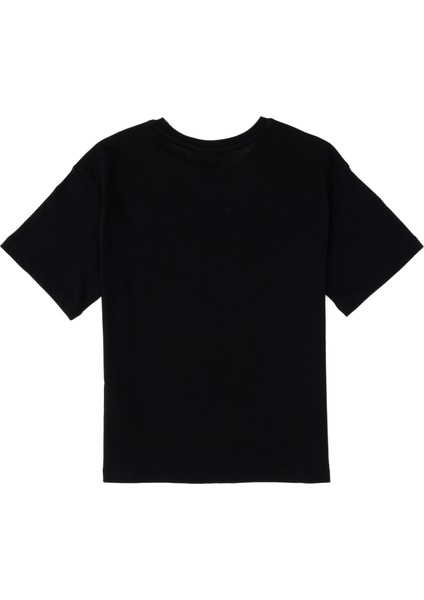 Erkek Çocuk Siyah Tişört Basic 50295503-VR046