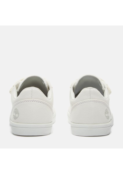 Stone Low Hook & Loop Sneaker Çocuk Beyaz Spor Ayakkabı TB0A6C1JETW1