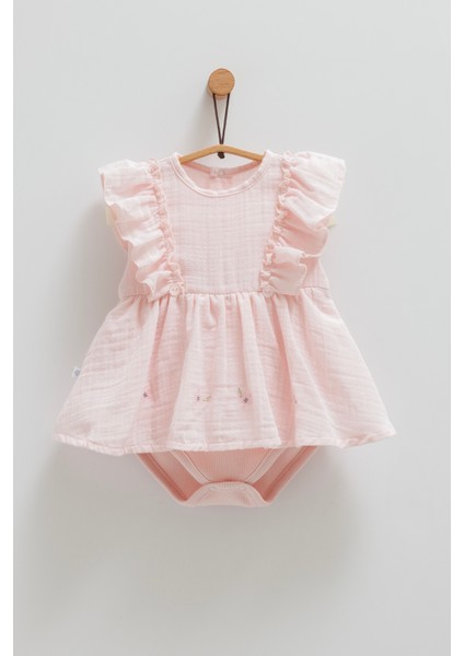 Pembe Müslin Body Jile