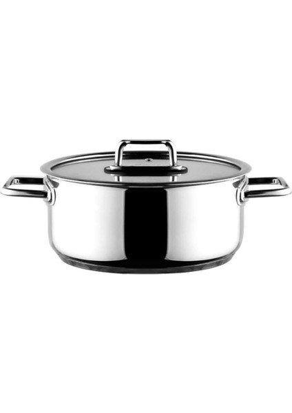 Colombus Paslanmaz Çelik Derin Tencere 24 cm