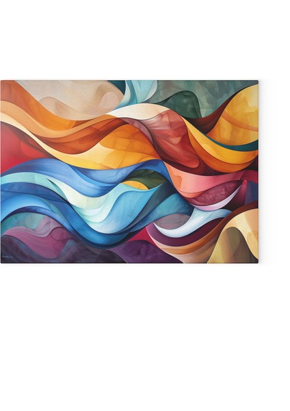 Geometrik Şekilli Temperli Cam Kesme Tahtası - Şık Tasarım, Kaymaz Yüzey, Çizilmez, modelleri