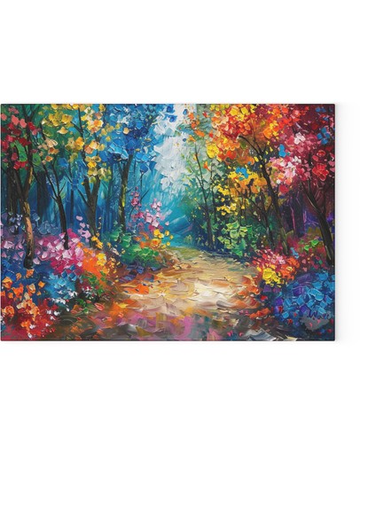 Şık Temperli Cam Kesme Tahtası - Kaymaz Yüzey, Çizilmez, Kolay Temizlenebilir - Canlı Cam modelleri