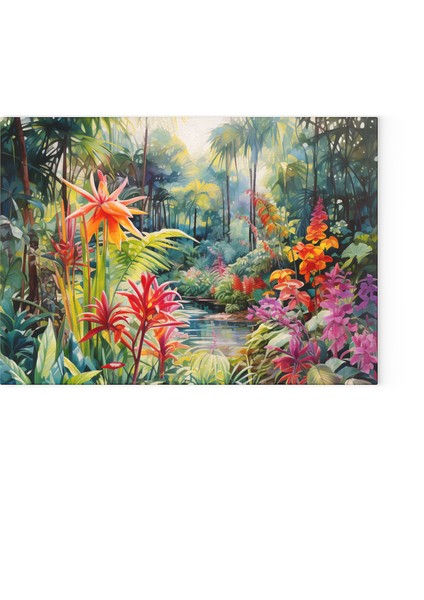 Canlı Manzara Temperli Cam Kesme Tahtası - Şık, Kaymaz, Çizilmez fiyatları