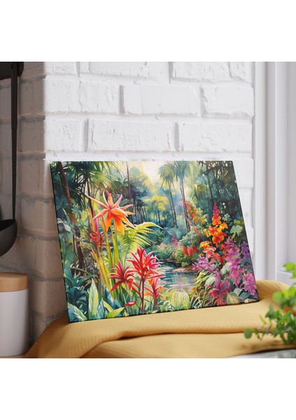 Canlı Manzara Temperli Cam Kesme Tahtası - Şık, Kaymaz, Çizilmez modelleri