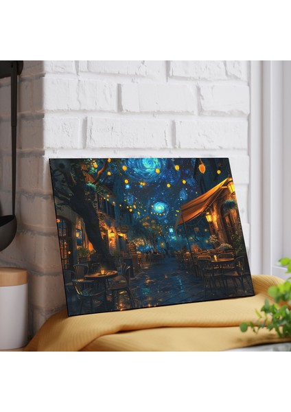 Şık Van Gogh Art Temperli Cam Kesme Tahtası - Dayanıklı, Çizilmez fiyatları