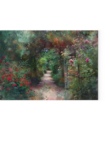 Şık Temperli Cam Kesme Tahtası - Kaymaz Yüzey, Çizilmez, Kolay Temizlenebilir fiyatları