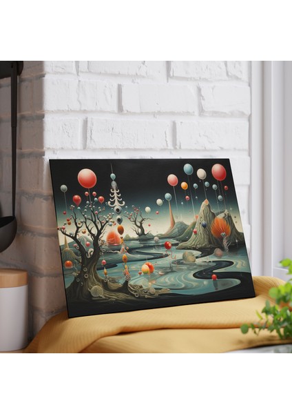 Sakin Peyzaj Temperli Cam Kesme Tahtası - Şık Tasarım, Kaymaz Yüzey, Çizilmez - modelleri