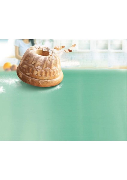 EasyBake Alman Kek Kalıbı 22 cm Karbon Çelik Açık Gri Yapışmaz Kaplama ve Isı Dayanımı
