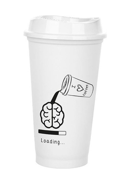 Oz cm ax Beyaz Kahve Bardağı - Kapaklı - 473 ml fırsatları