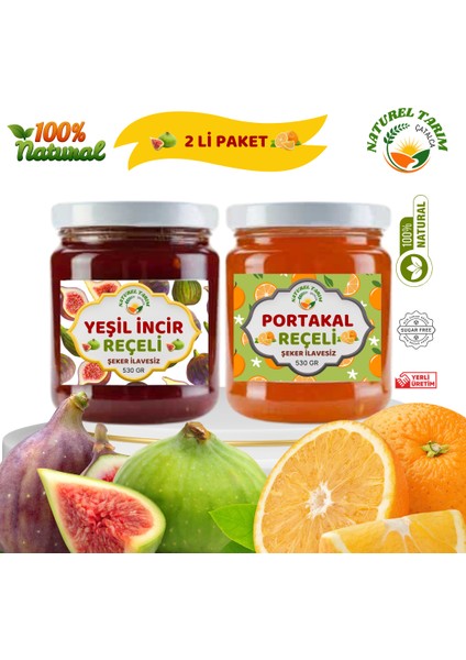 Incir & Portakal Reçeli 2 Li Paket