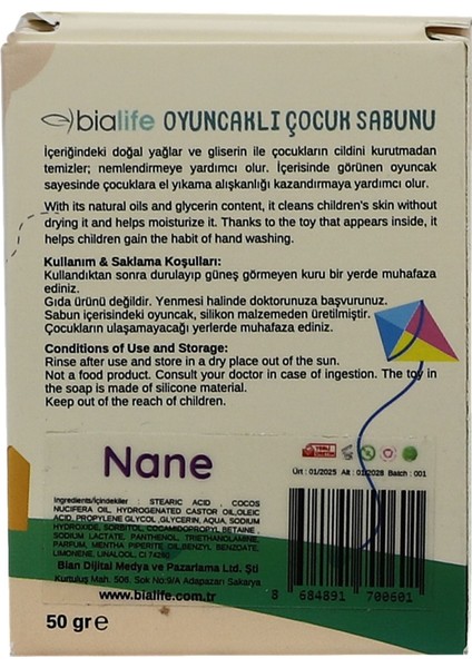 Nane Özlü El Yapımı Oyuncaklı Çocuk Sabunu fırsatları