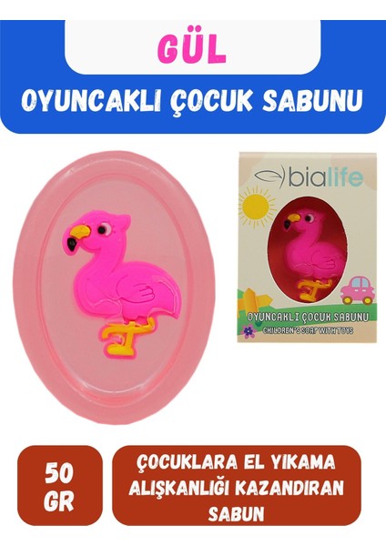 Gül Özlü El Yapımı Oyuncaklı Çocuk Sabunu
