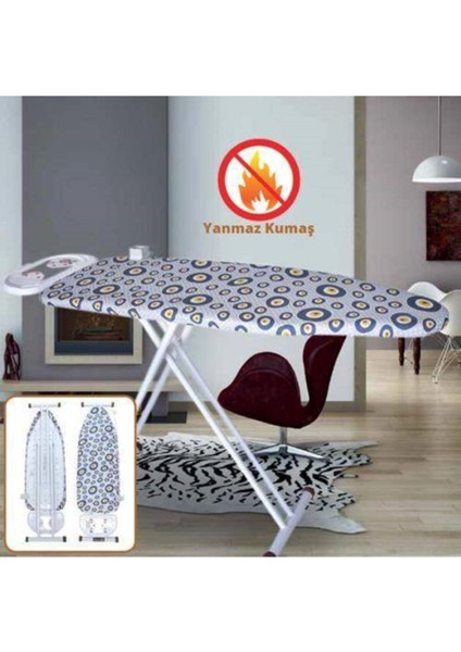 Şok Ütü Masası Örtüsü Ütü Masası Kılıfı Dekoratif Desenli Kumaş fiyatları