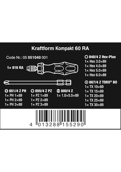 Destornillador De Carraca Wera Kraftform Kompakt 60 Ra Con | Meses sin Destornillador De Carraca Wera Kraftform Kompakt 60 Ra Con | Meses sin