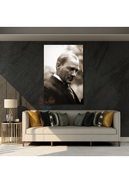 Atatürk Portresi Ev Ofis Tablosu Kanvas Atatürk Tablosu Ofis Hediyesi modelleri