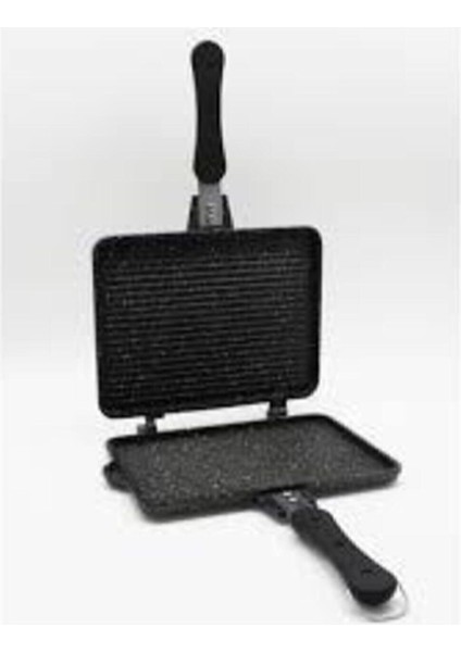 24 cm Döküm Alüminyum Granit Kaplama Izgara Tava – Çizilmeye Dayanıklı, Yapışmaz ve Yanmaz Yüzey fiyatları