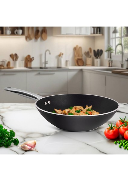 Atlanta 2 Parça Wok + Grill Tava Seti Black modelleri