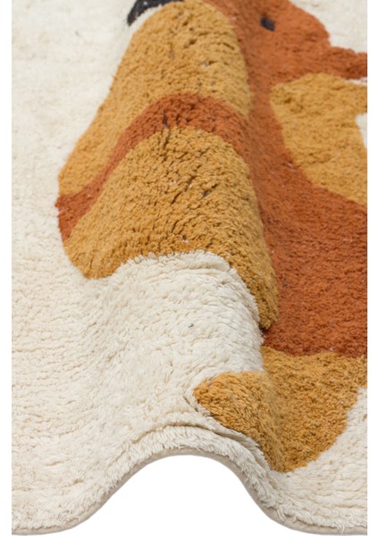 CBN 08 MULTY XXW - COTTON BOON XXW - Yıkanabilir Kaymaz Tabanlı Naturel Pamuk Bebek Halısı