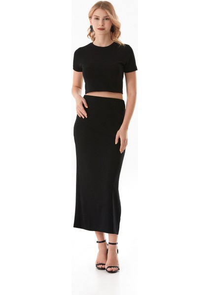 Basic Modal 2 Li Crop Etek Takım
