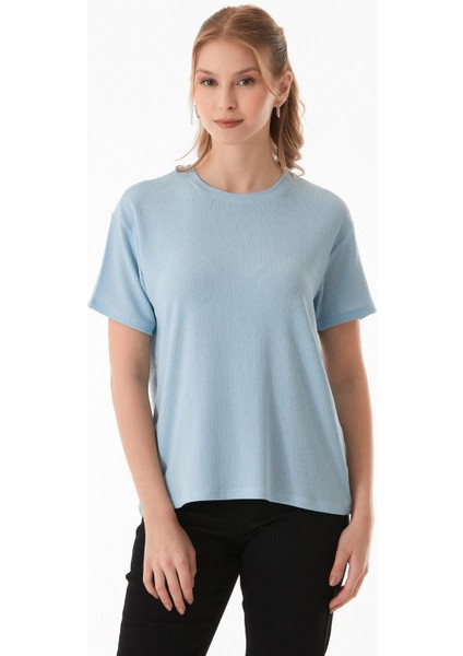 Basic Krep Kumaş Tişört