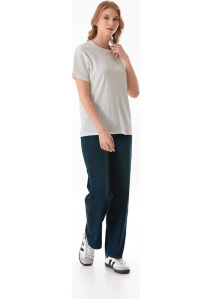Basic Krep Kumaş Tişört