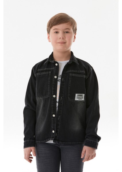 Yazı Baskılı Cepli 2 Li Erkek Çocuk Takım