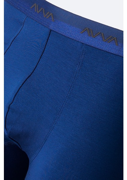 Erkek Lacivert Düz Basic Soft Touch Tekli Boxer B009537