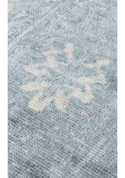 Tf 06 Sky Vızon - Taftan - Pakistan Overdyed Tarzı Halı, Özel Tezgah Uşak Halısı