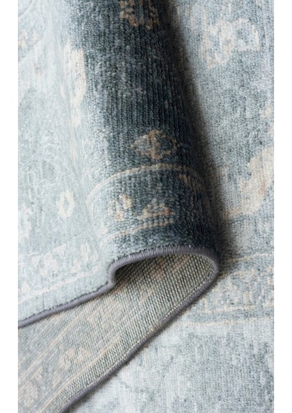 Tf 06 Sky Vızon - Taftan - Pakistan Overdyed Tarzı Halı, Özel Tezgah Uşak Halısı