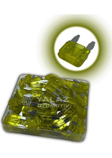 Mini Bıçak Sigorta 20 A (100 Adet)