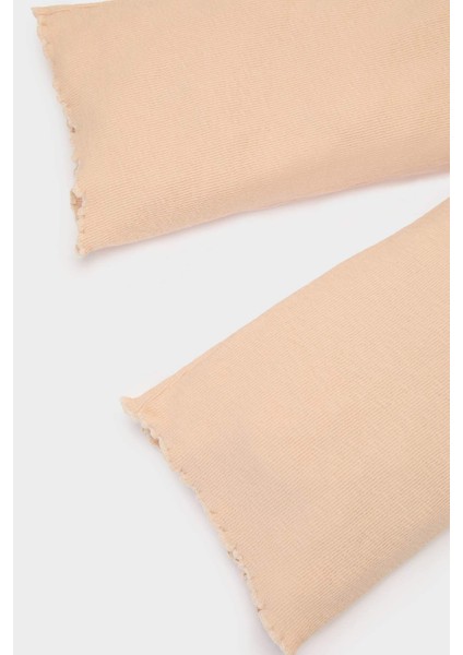 Kız Bebek Wide Leg Geniş Bol Paça Fitilli Kaşkorse Pantolon E5557A525SP