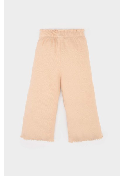 Kız Bebek Wide Leg Geniş Bol Paça Fitilli Kaşkorse Pantolon E5557A525SP