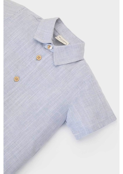 Erkek Bebek 2'li Takım Kısa Kollu Gömlek Şort E8150A525SM modelleri