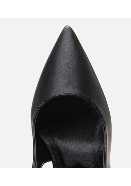 01AYH307400A100 KADIN Siyah Arkası Açık Stiletto