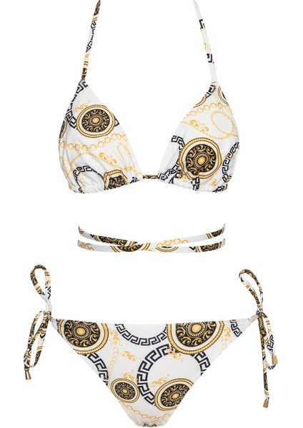 Brezilya Üçgen Ipli Bikini Takım 2