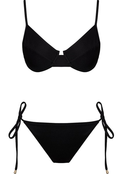 Telli Balenli Çıkarılabilir Destekli Bikini Takım