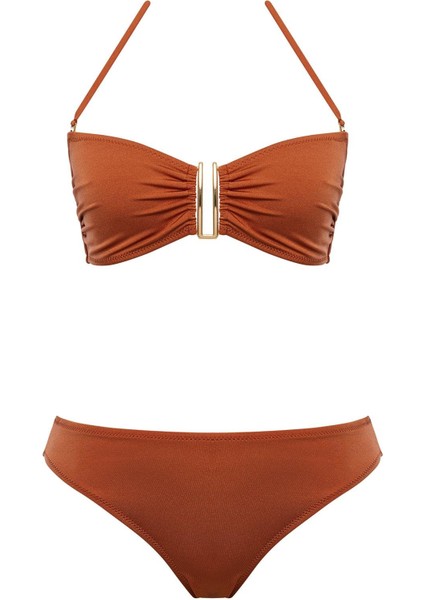 Aksesuarlı Brezilya Bikini Takım