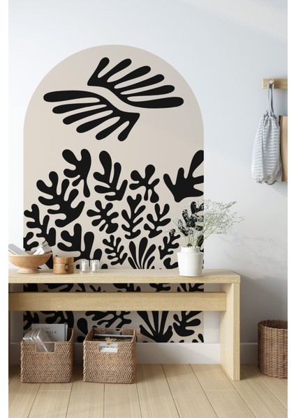 Kendinden Yapışkanlı Oval Kesim Henri Matisse Duvar Kağıdı Stickeri, Kolay Uygulama