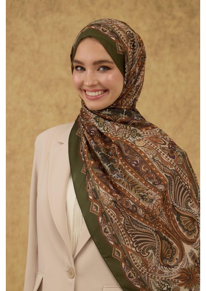 Soft Şal Yeşil Krem 3052-19 fiyatları