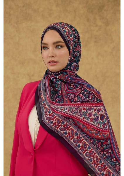Soft Şal Krem Mor 3051-09 fırsatları