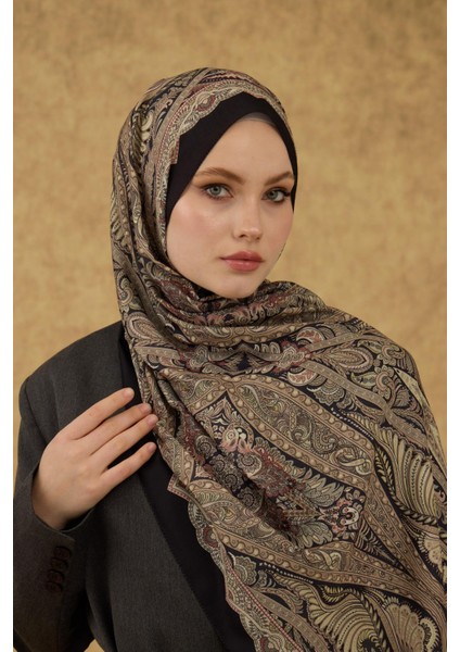 Ipekhan Soft Şal Siyah Yeşil 3052-15 fiyatları