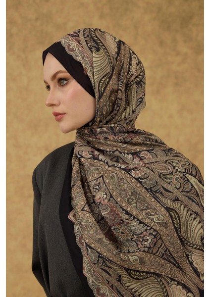 Ipekhan Soft Şal Siyah Yeşil 3052-15 fırsatları